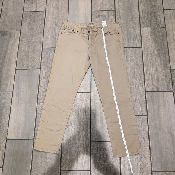Banana Republic khaki colored:  The traveler Jean. - Picture 1 of 3